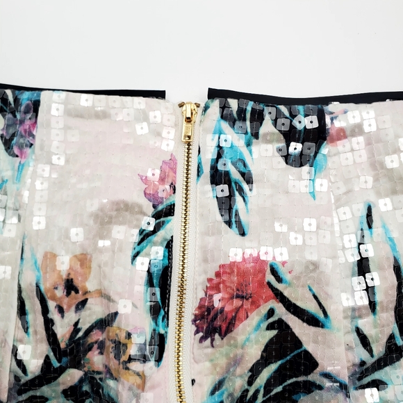 H&M Women's Sequin Pencil Mini Skirt NWT (AD01) - Picture 5 of 7